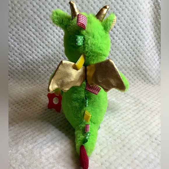 Make Believe Ideas Plush Dragon Sensory Snuggables Stuffed Animal with Chime Toy - Picture 6 of 14
